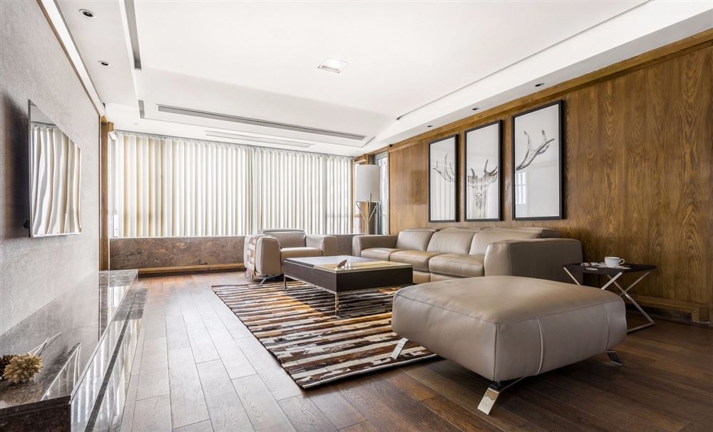 湛江市正基金科名苑北歐風(fēng)格四居室裝修案例