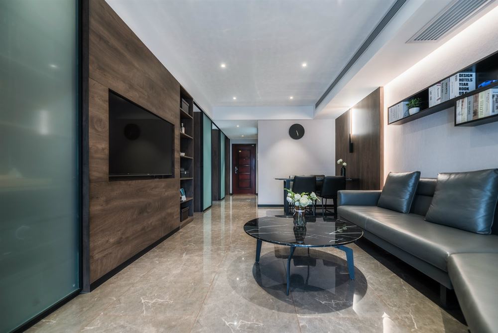 廣州市芳村花園美式風(fēng)格三居室裝修案例