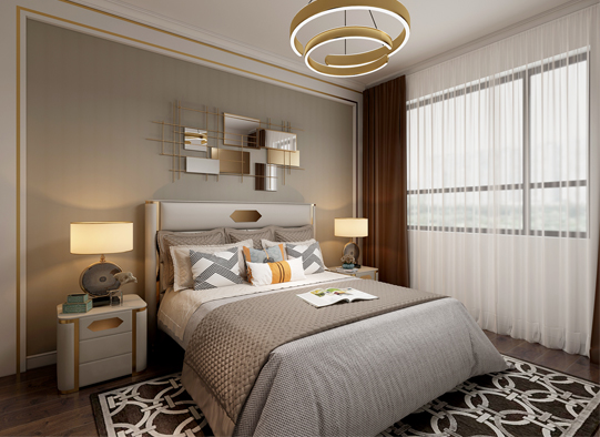 佛山市美的·金地·新明珠·鳳翔灣壹號(hào)現(xiàn)代簡(jiǎn)約風(fēng)格三居室裝修案例