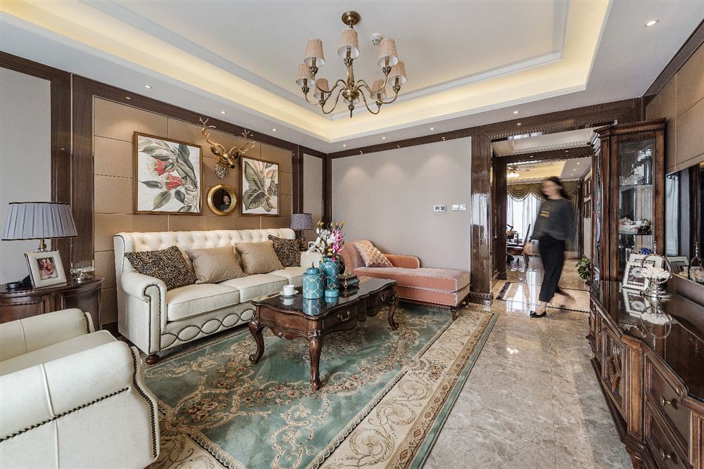 佛山市碧桂園智慧慢城美式風(fēng)格三居室裝修案例