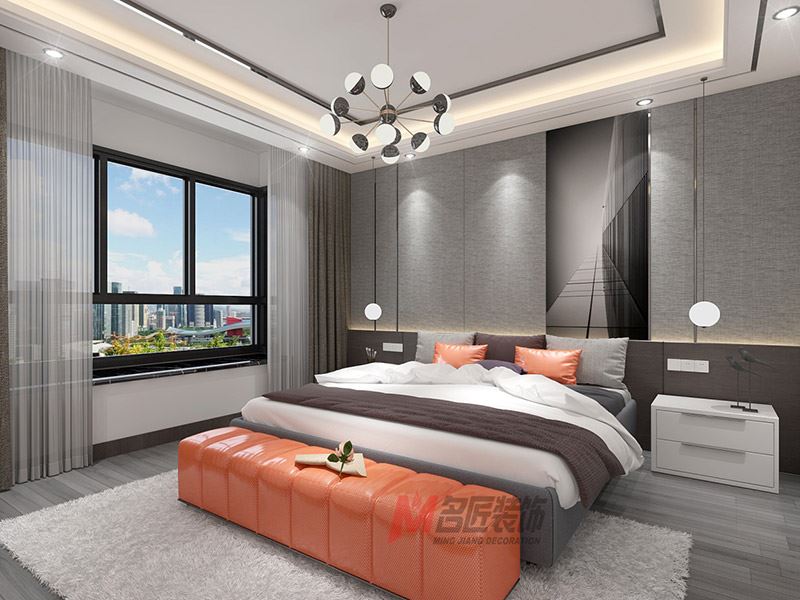 自貢市董家沖92號院現(xiàn)代簡約風格平層裝修案例