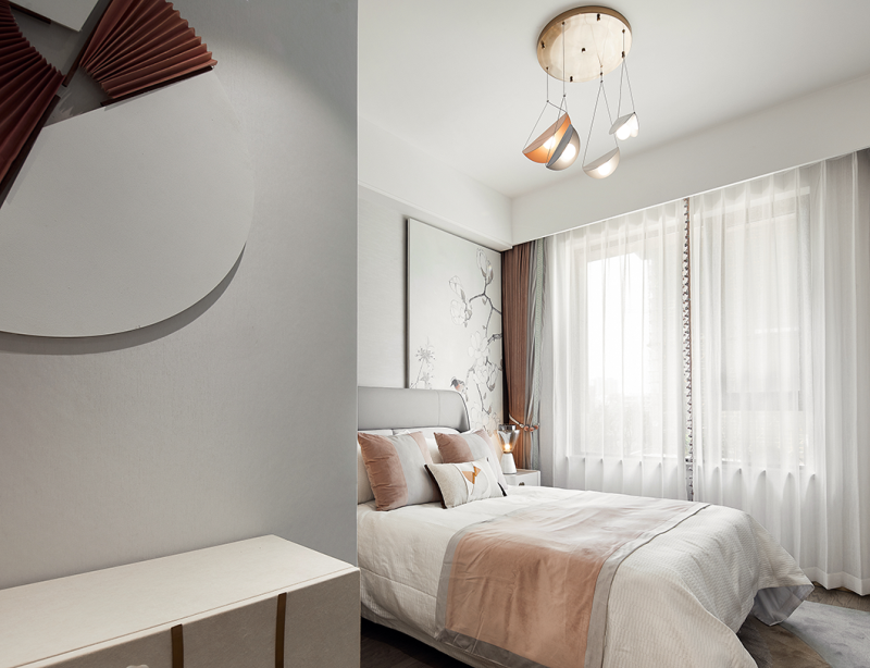 現(xiàn)代新中式風(fēng)格室內(nèi)設(shè)計家裝案例-女兒房 現(xiàn)代新中式風(fēng)格室內(nèi)設(shè)計家裝案例-女兒房