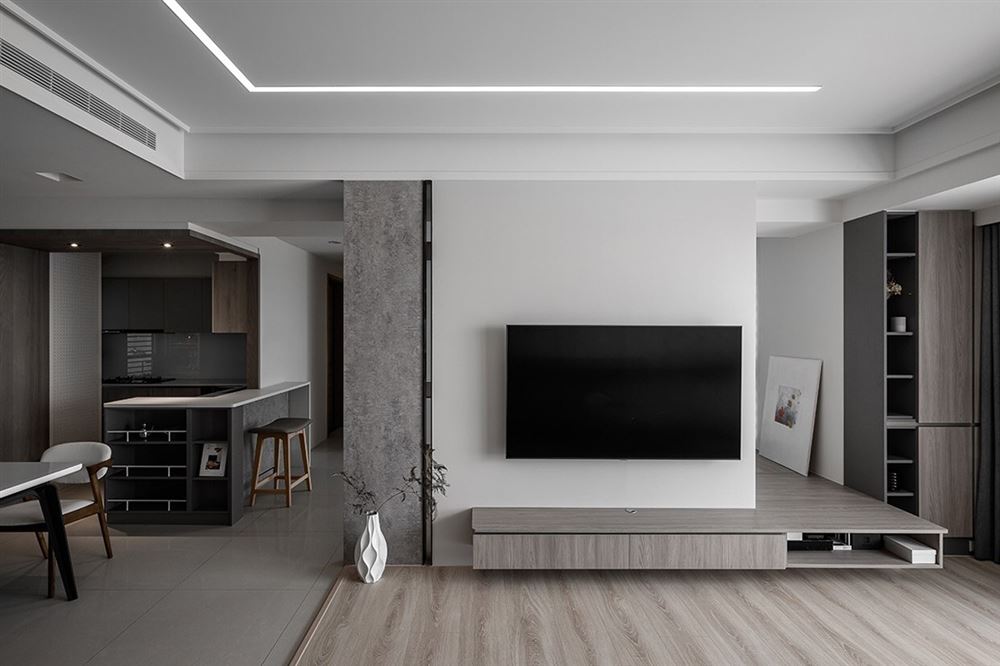 廣州市品秀星瀚現(xiàn)代簡約風(fēng)格三居室裝修案例