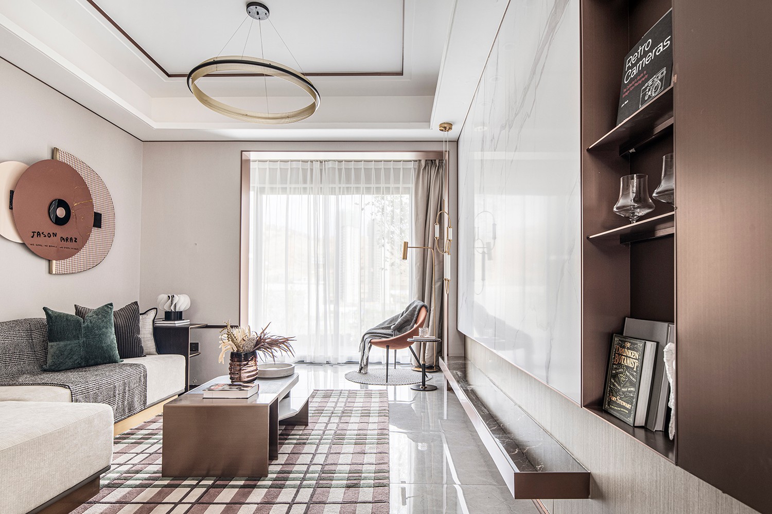 現(xiàn)代輕奢風(fēng)格室內(nèi)設(shè)計(jì)家裝案例-客廳 現(xiàn)代輕奢風(fēng)格室內(nèi)設(shè)計(jì)家裝案例-客廳