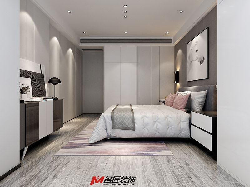 臺州市天嶺·春江花苑現(xiàn)代簡約風(fēng)格三居室裝修案例