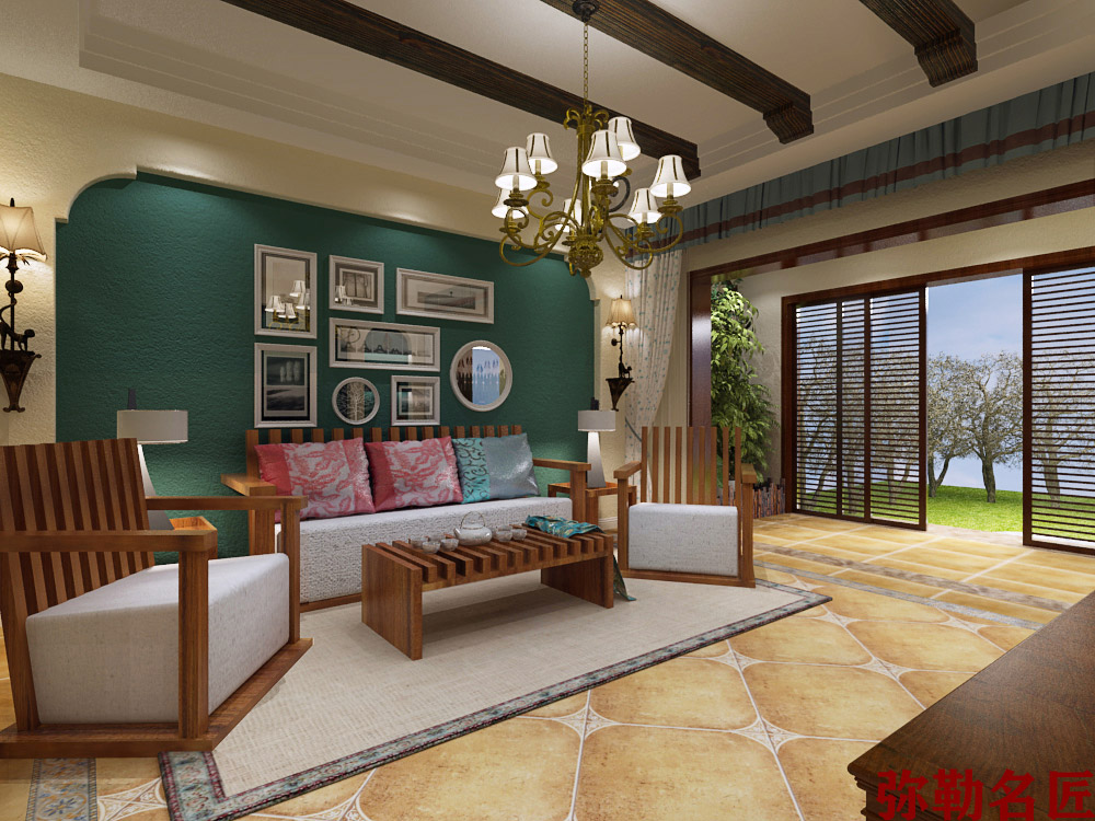 盛世家園躍層三居140平米美式鄉(xiāng)村風格裝修案例-客廳 盛世家園躍層三居140平米美式鄉(xiāng)村風格裝修案例-客廳