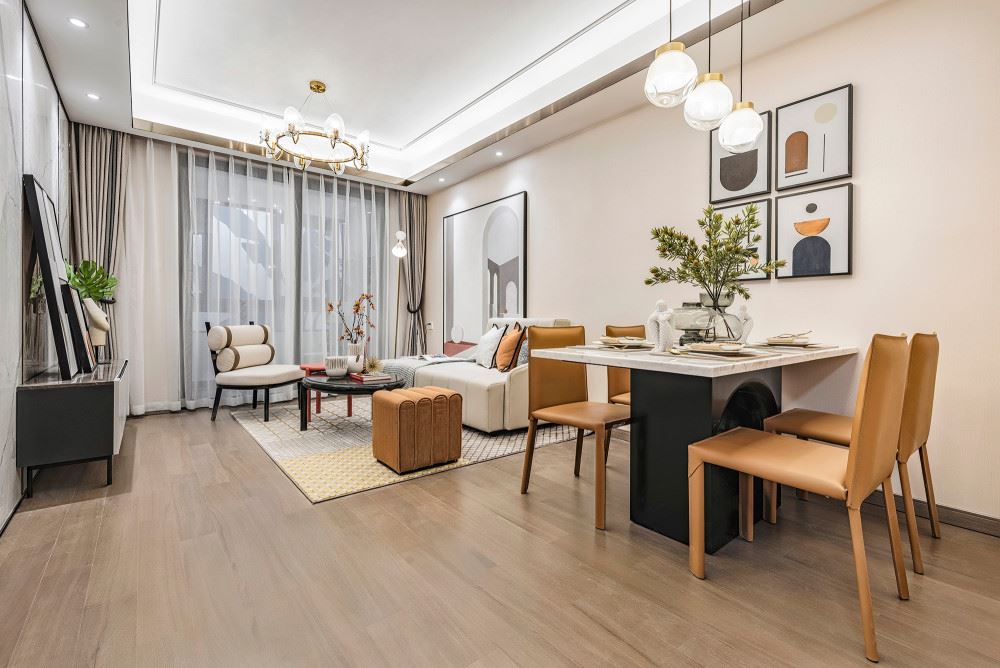 現(xiàn)代簡(jiǎn)約風(fēng)格室內(nèi)家裝案例效果圖-客餐廳 現(xiàn)代簡(jiǎn)約風(fēng)格室內(nèi)家裝案例效果圖-客餐廳