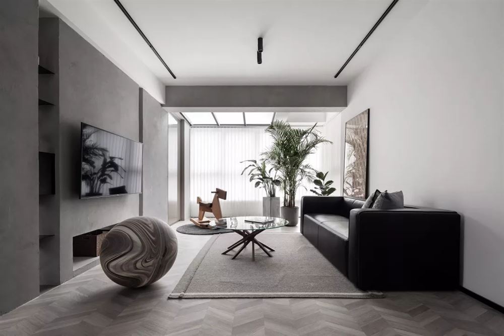 廣州市越秀星匯海珠灣現(xiàn)代簡約風(fēng)格三居室裝修案例