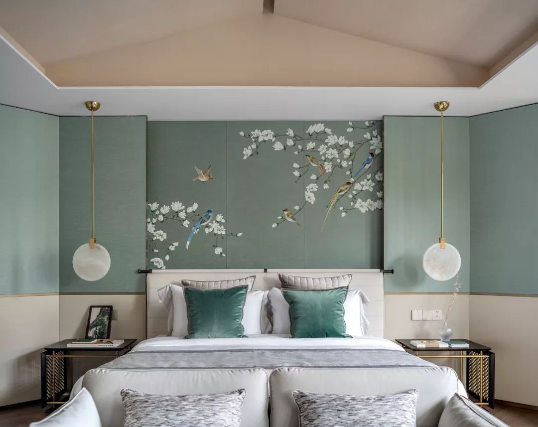 新中式風(fēng)格家裝設(shè)計室內(nèi)裝修效果圖-臥室 新中式風(fēng)格家裝設(shè)計室內(nèi)裝修效果圖-臥室