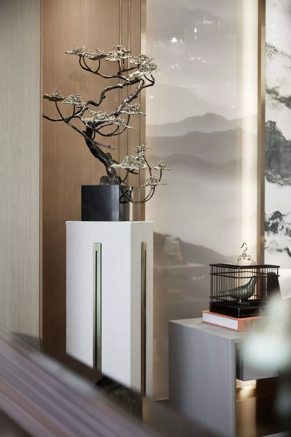 裝修案例新中式風格室內裝修效果圖-客廳裝飾 裝修案例新中式風格室內裝修效果圖-客廳裝飾