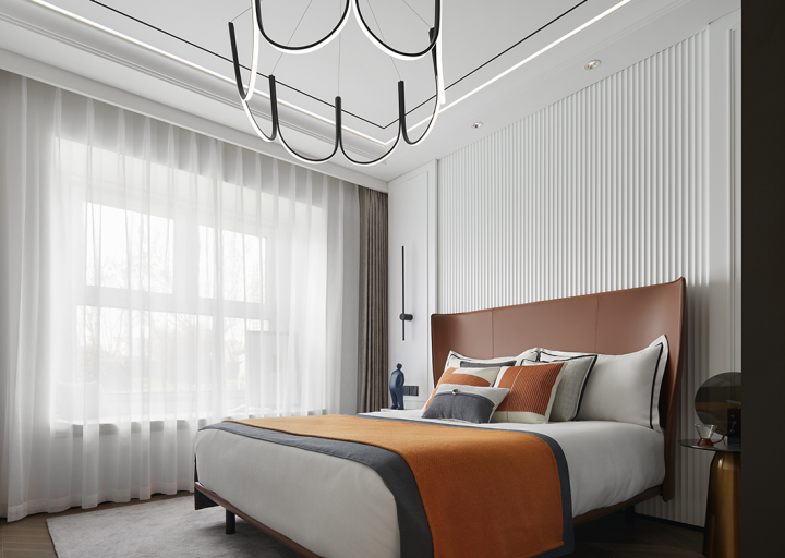 現(xiàn)代摩登風(fēng)格室內(nèi)設(shè)計(jì)家裝案例-主臥 現(xiàn)代摩登風(fēng)格室內(nèi)設(shè)計(jì)家裝案例-主臥