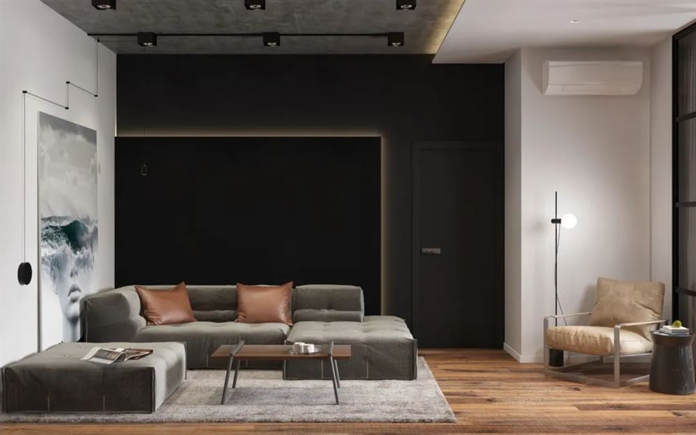 廣州市越秀東園新村輕奢風(fēng)格四居室裝修案例