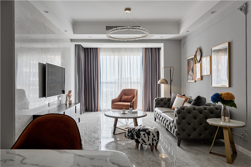 裝修公司混搭風格室內(nèi)裝修效果圖-餐客廳 裝修公司混搭風格室內(nèi)裝修效果圖-餐客廳