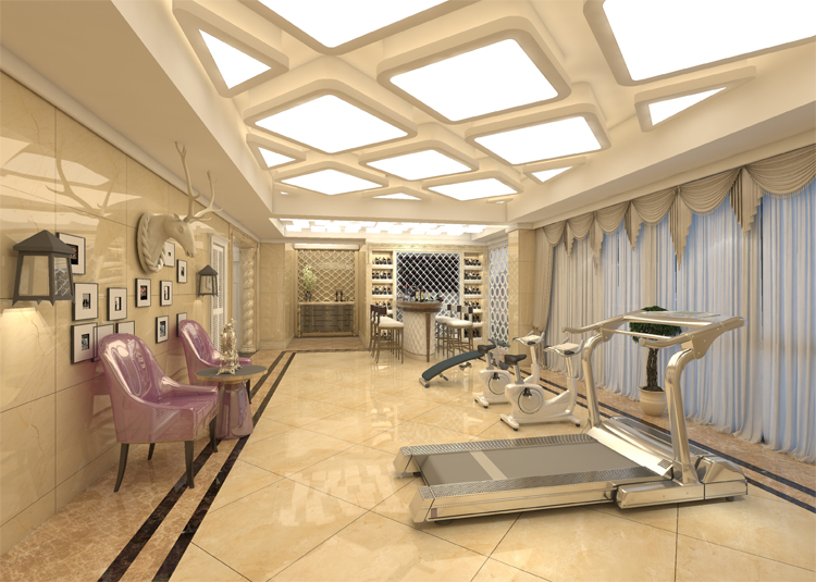 保利高爾夫郡別墅322平米歐式風(fēng)格裝修案例-二層休閑區(qū) 保利高爾夫郡別墅322平米歐式風(fēng)格裝修案例-二層休閑區(qū)