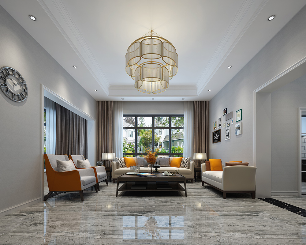 裝修公司現(xiàn)代簡約風格別墅裝修效果圖-客廳 裝修公司現(xiàn)代簡約風格別墅裝修效果圖-客廳