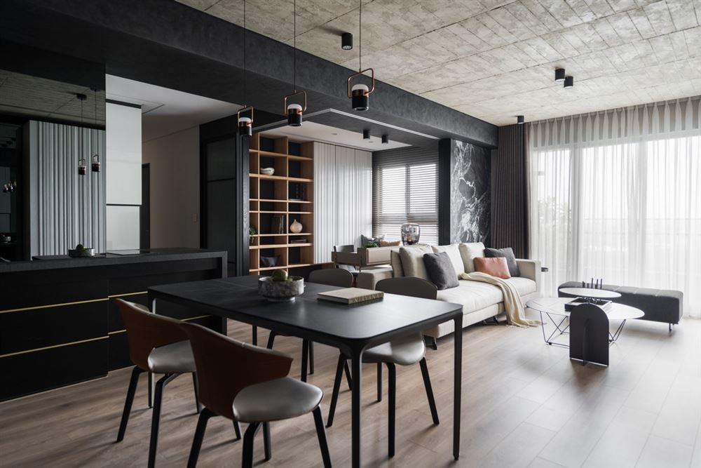 佛山市建發(fā)·融創(chuàng)·雅居樂丨和璽現(xiàn)代簡(jiǎn)約風(fēng)格四居室裝修案例