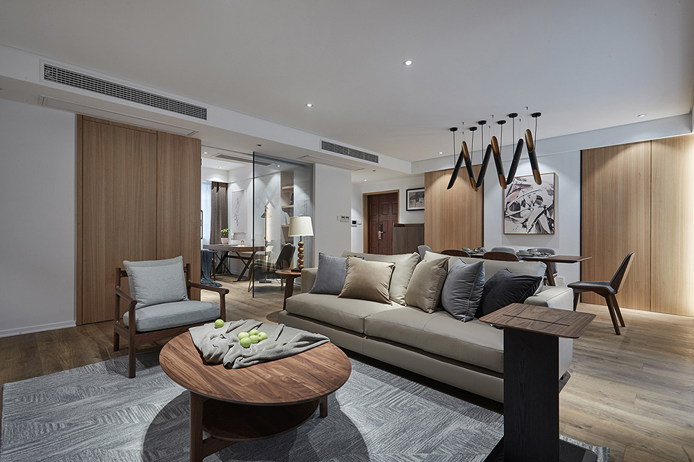 南寧綠地中央廣場(chǎng)三居125平米輕奢風(fēng)格室內(nèi)裝修案例-客餐廳 南寧綠地中央廣場(chǎng)三居125平米輕奢風(fēng)格室內(nèi)裝修案例-客餐廳