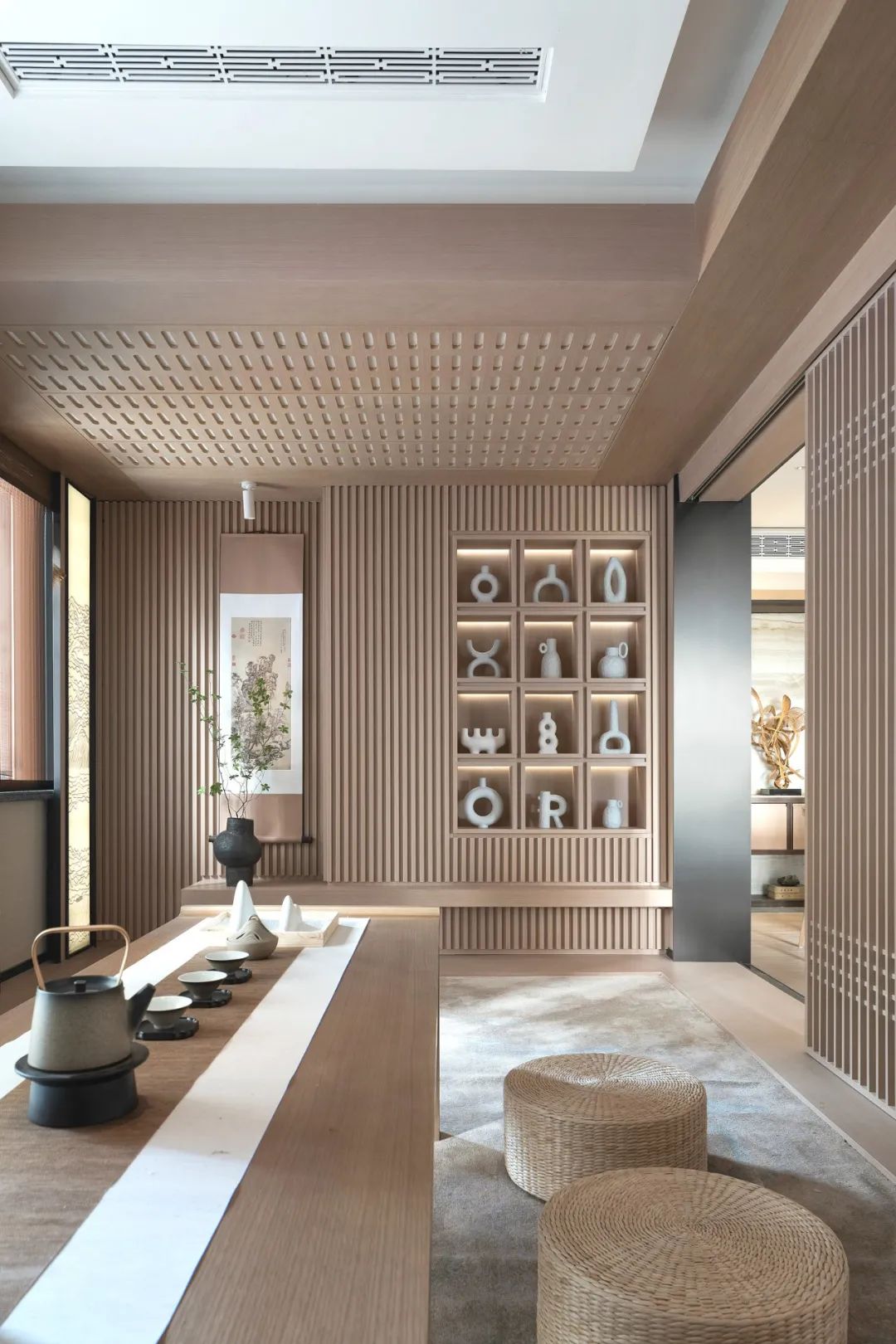 新中式風(fēng)格家裝設(shè)計(jì)室內(nèi)裝修效果圖-茶室 新中式風(fēng)格家裝設(shè)計(jì)室內(nèi)裝修效果圖-茶室