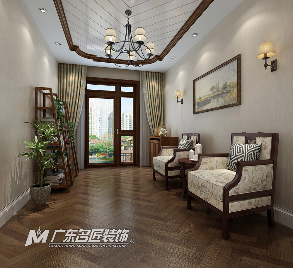 九號別墅410平米美式鄉(xiāng)村風格裝修案例-休息室 九號別墅410平米美式鄉(xiāng)村風格裝修案例-休息室