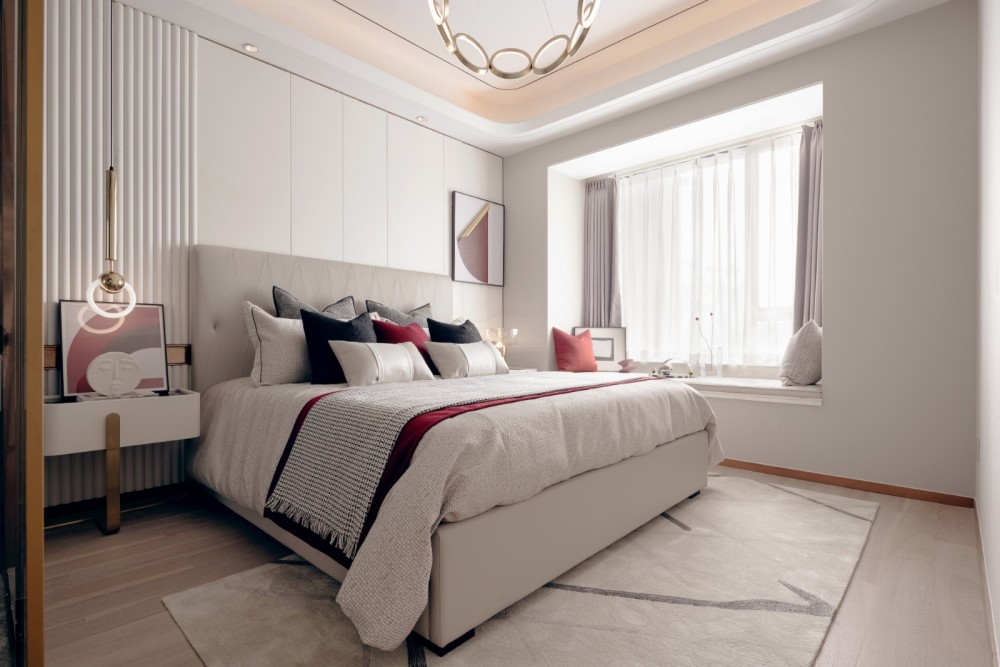 現(xiàn)代輕奢風格室內設計家裝案例-臥室