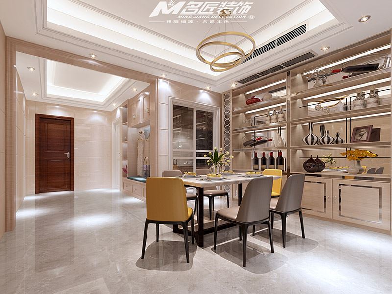 揭陽市寶豐花園輕奢風(fēng)格三居室裝修案例