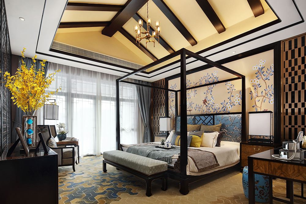 佛山市美的·金地·新明珠·鳳翔灣壹號(hào)新中式風(fēng)格別墅裝修案例