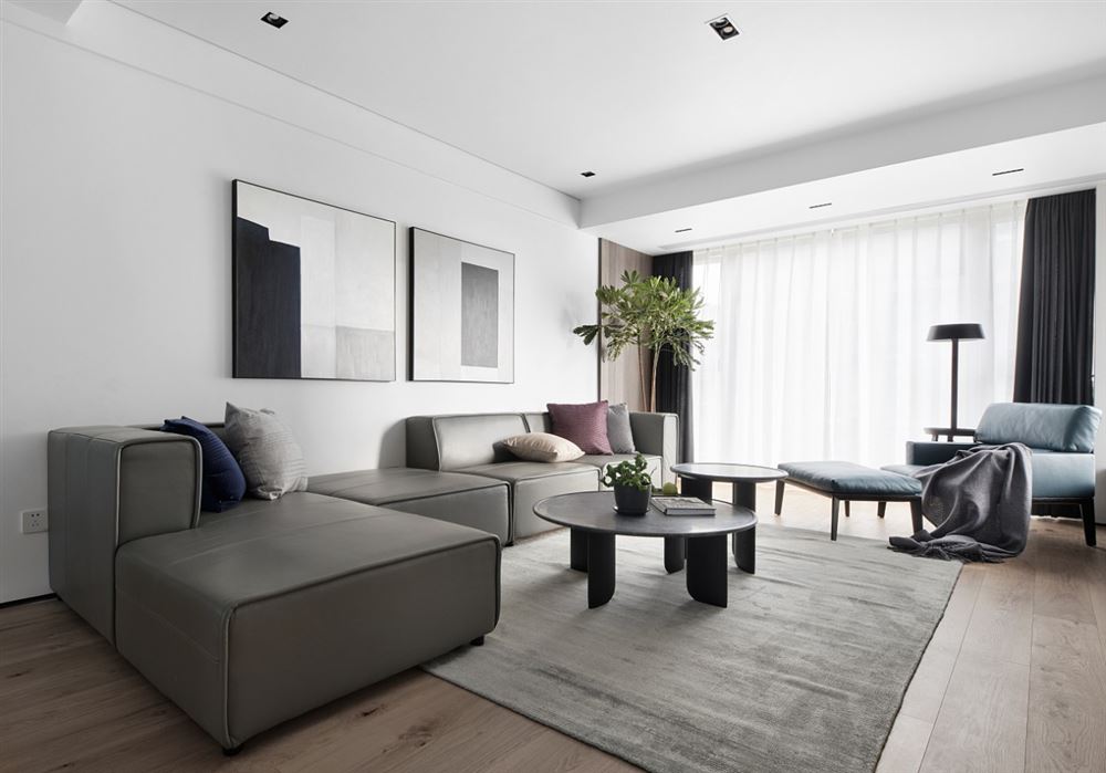 江門市江灣一品現(xiàn)代簡約風格三居室裝修案例