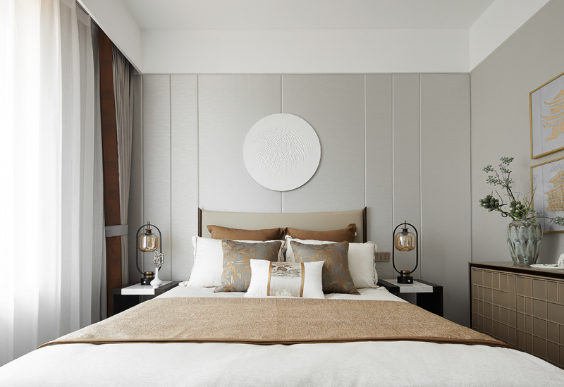 現(xiàn)代新中式風(fēng)格室內(nèi)設(shè)計家裝案例-長者房 現(xiàn)代新中式風(fēng)格室內(nèi)設(shè)計家裝案例-長者房