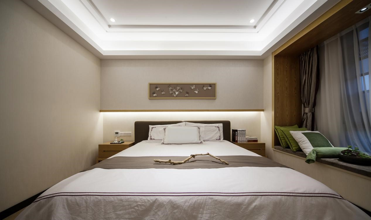 新中式風(fēng)格家裝設(shè)計(jì)室內(nèi)裝修效果圖-臥室 新中式風(fēng)格家裝設(shè)計(jì)室內(nèi)裝修效果圖-臥室