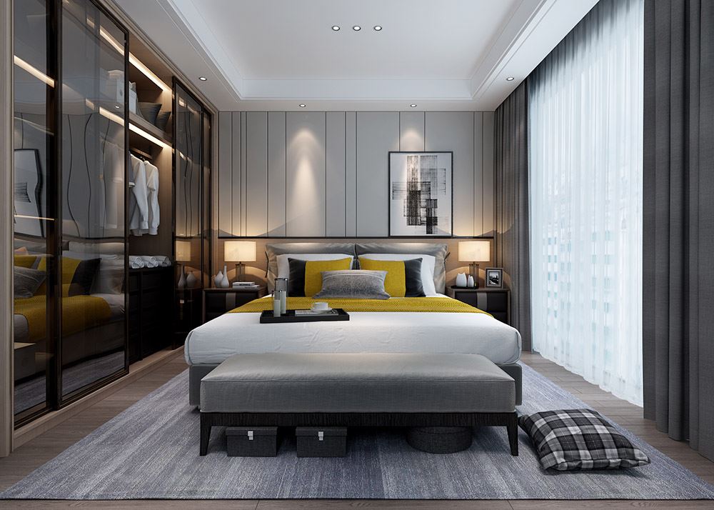 昭通市田壩頭8號(hào)附1號(hào)小區(qū)現(xiàn)代簡(jiǎn)約風(fēng)格二居室裝修案例