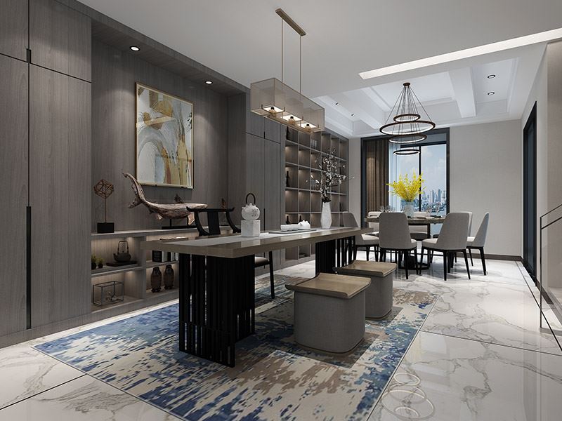 楚雄彝族自治州楚雄碧桂園現(xiàn)代簡約風(fēng)格三居室裝修案例