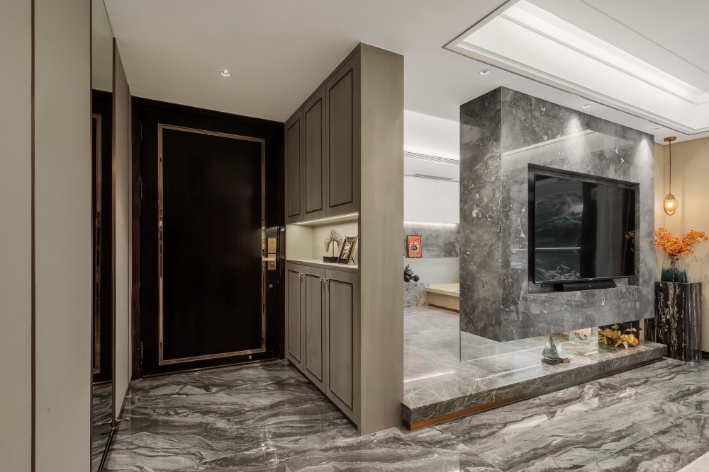 現(xiàn)代輕奢風(fēng)格室內(nèi)家裝案例效果圖-玄關(guān) 現(xiàn)代輕奢風(fēng)格室內(nèi)家裝案例效果圖-玄關(guān)