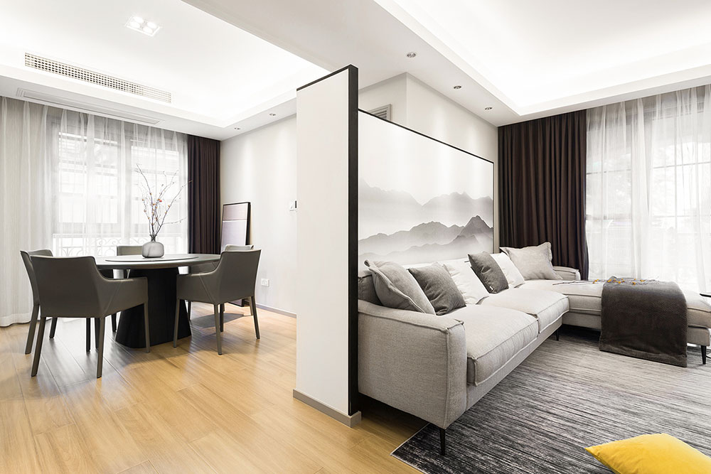 簡約中式風格室內(nèi)家裝案例效果圖-餐廳 簡約中式風格室內(nèi)家裝案例效果圖-餐廳