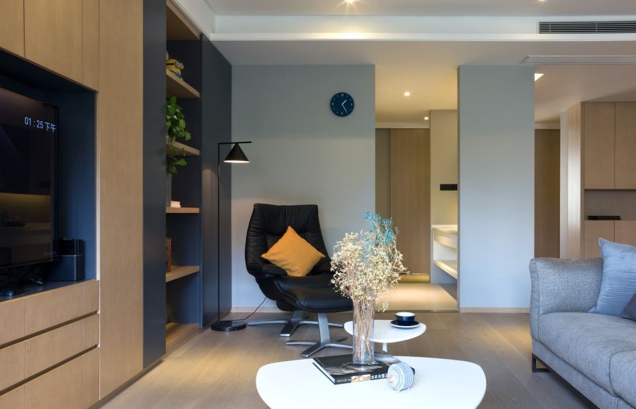 江門市嶺江一品現(xiàn)代簡約風(fēng)格三居室裝修案例