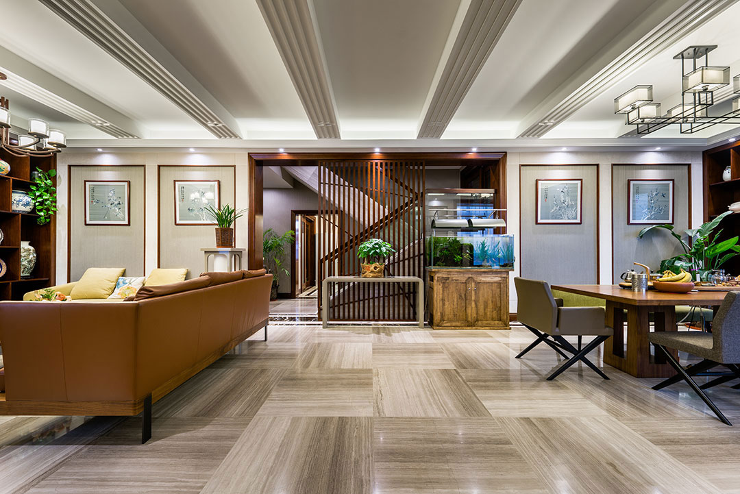 新中式風(fēng)格室內(nèi)設(shè)計(jì)家裝案例-客餐廳 新中式風(fēng)格室內(nèi)設(shè)計(jì)家裝案例-客餐廳