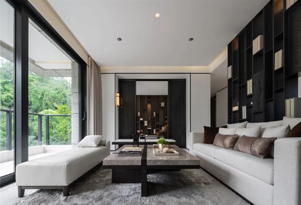 陽江市恒大名都新中式風(fēng)格復(fù)式裝修案例