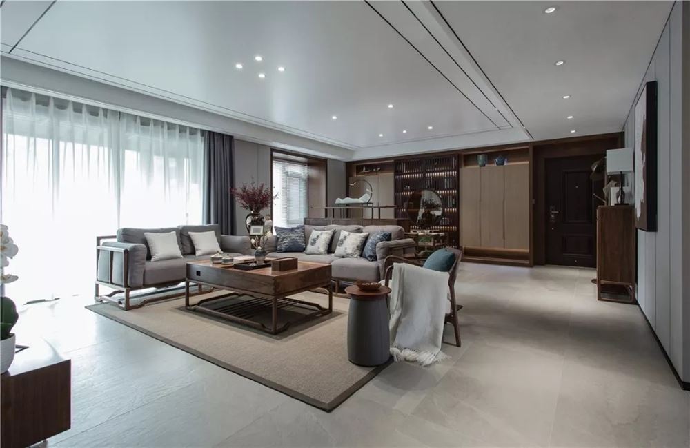 佛山市高明碧桂園·花城薈新中式風(fēng)格四居室裝修案例