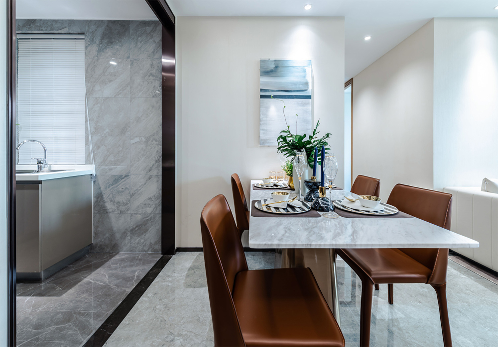 現(xiàn)代輕奢風(fēng)格室內(nèi)設(shè)計(jì)家裝案例-餐廳 現(xiàn)代輕奢風(fēng)格室內(nèi)設(shè)計(jì)家裝案例-餐廳