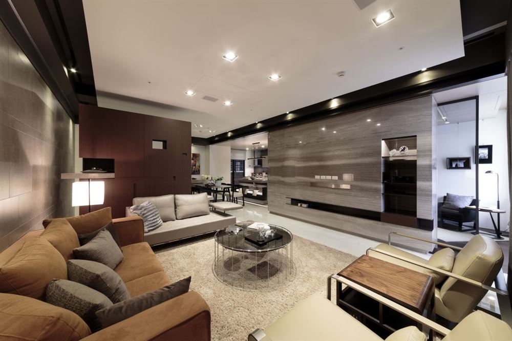 廣州市華發(fā)中央公園輕奢風(fēng)格四居室裝修案例