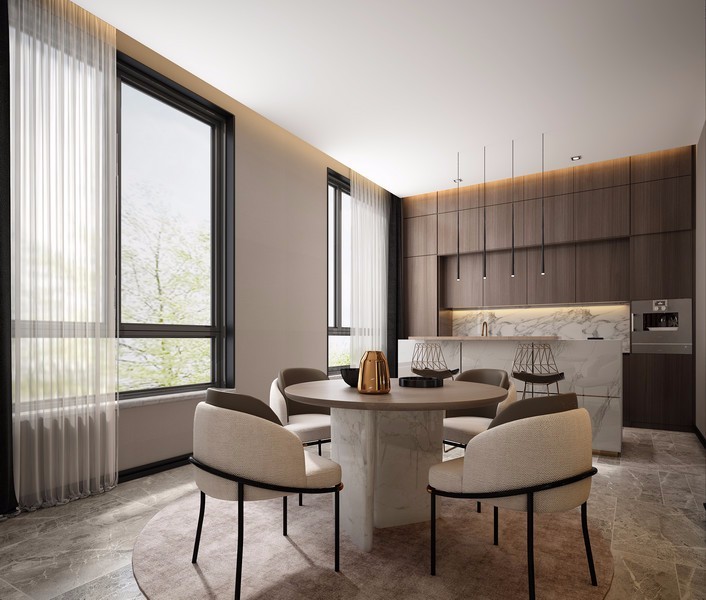 現(xiàn)代簡約風格室內(nèi)設(shè)計家裝案例-廚餐廳 現(xiàn)代簡約風格室內(nèi)設(shè)計家裝案例-廚餐廳