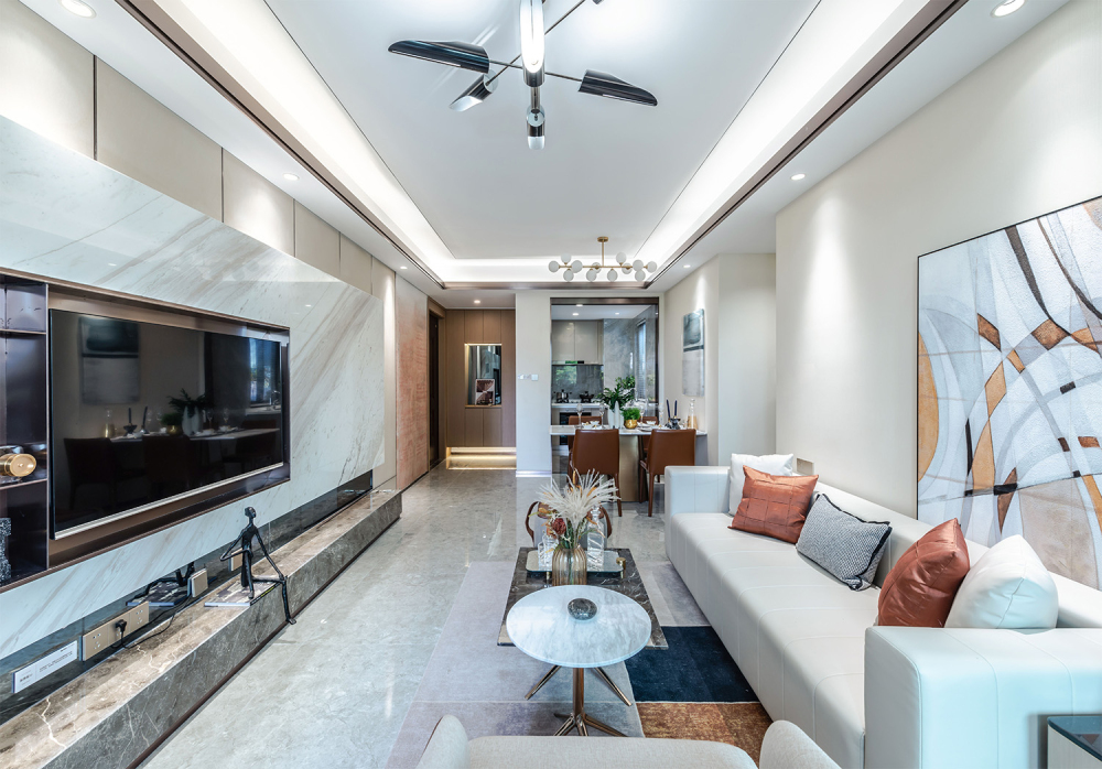 現(xiàn)代輕奢風(fēng)格室內(nèi)設(shè)計(jì)家裝案例-客廳 現(xiàn)代輕奢風(fēng)格室內(nèi)設(shè)計(jì)家裝案例-客廳