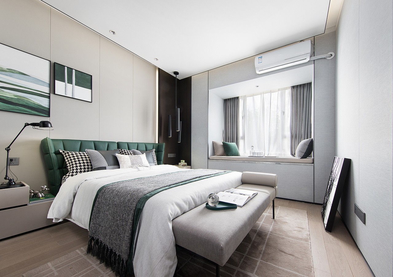 裝修案例現(xiàn)代簡約風格室內裝修效果圖-臥室 裝修案例現(xiàn)代簡約風格室內裝修效果圖-臥室