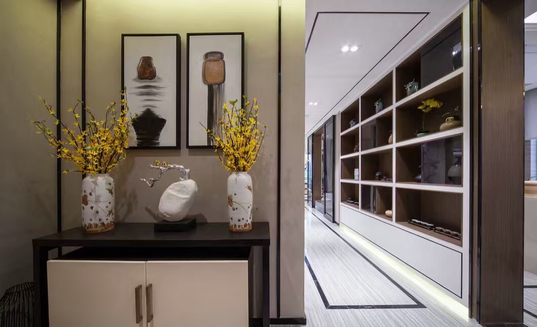 順德碧桂園復(fù)式260平米新中式風(fēng)格裝修案例-玄關(guān)裝飾 順德碧桂園復(fù)式260平米新中式風(fēng)格裝修案例-玄關(guān)裝飾