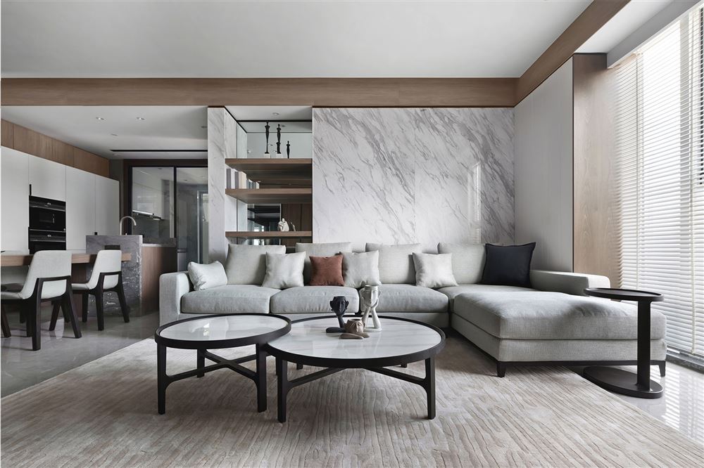 佛山市萬(wàn)科悅都薈現(xiàn)代簡(jiǎn)約風(fēng)格四居室裝修案例