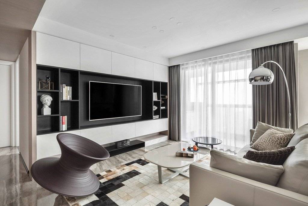 韶關(guān)市天御華府現(xiàn)代簡約風(fēng)格三居室裝修案例