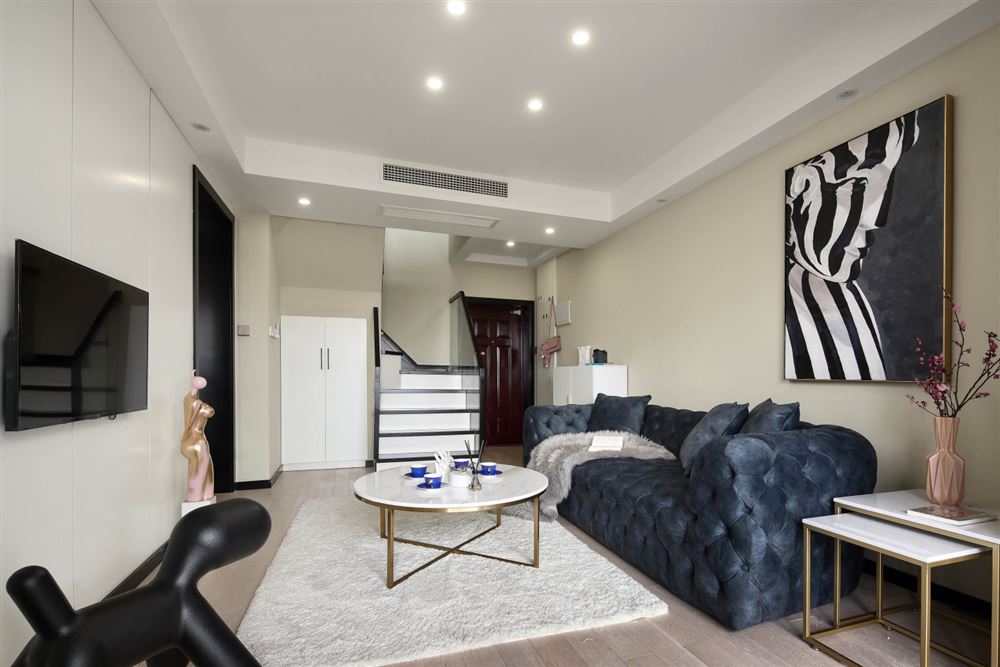 佛山市碧桂園·鳳凰灣現(xiàn)代簡約風格復(fù)式裝修案例