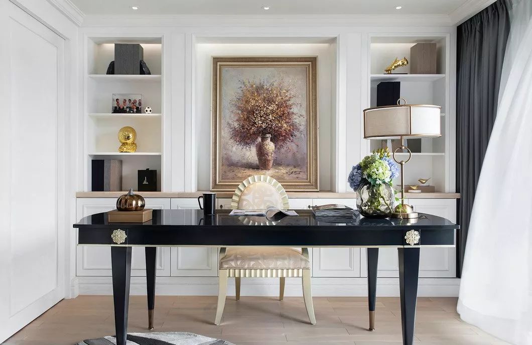 簡(jiǎn)歐風(fēng)格別墅裝修設(shè)計(jì)效果圖-天湖酈都別墅450平米-別墅書房裝修設(shè)計(jì) 簡(jiǎn)歐風(fēng)格別墅裝修設(shè)計(jì)效果圖-天湖酈都別墅450平米-別墅書房裝修設(shè)計(jì)