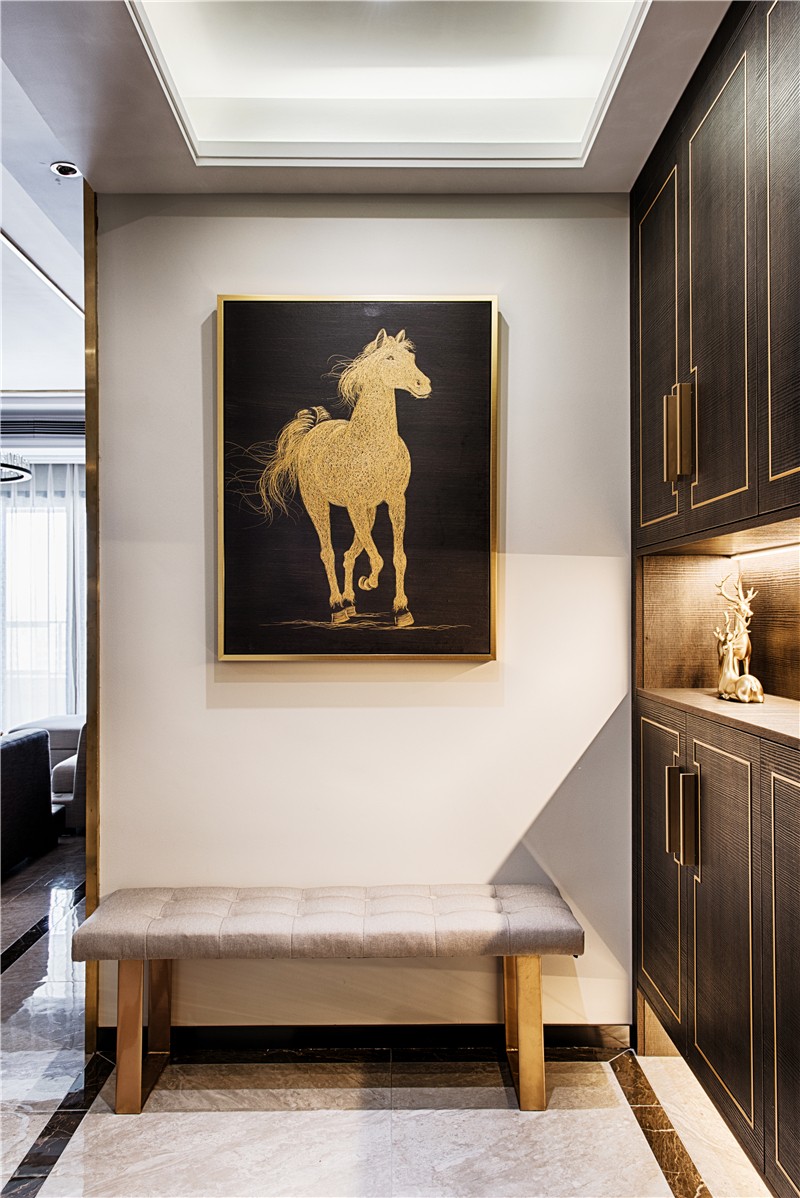 后現(xiàn)代港式風格家裝設計室內裝修效果圖-玄關 后現(xiàn)代港式風格家裝設計室內裝修效果圖-玄關