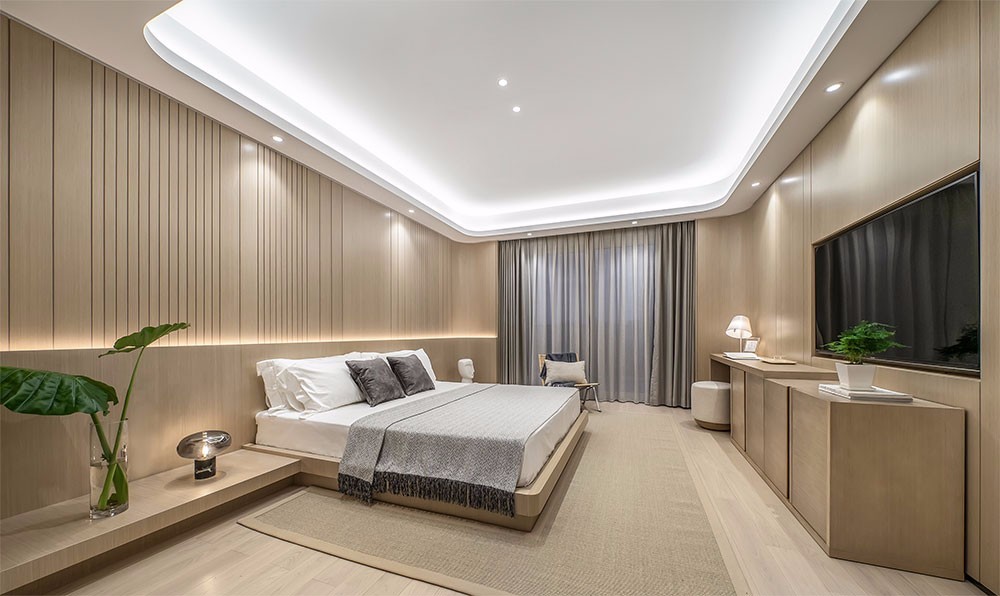 日式簡約風(fēng)格室內(nèi)家裝案例效果圖-主臥 日式簡約風(fēng)格室內(nèi)家裝案例效果圖-主臥