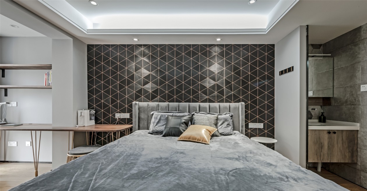現代前衛(wèi)風格室內設計家裝案例-主臥